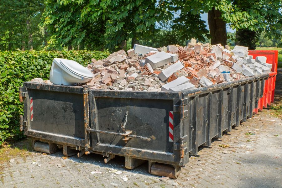 Construction Site Cleanup by My Container Company