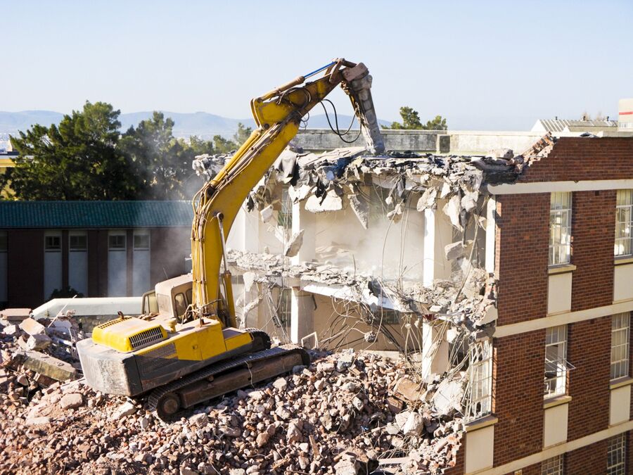 Commercial Demolition by My Container Company